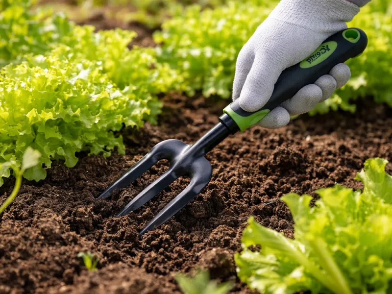 Комплект градински инструменти с чанта, 3 части — снимка 3