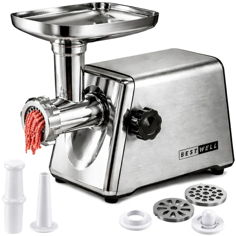Електрическа мелачка за месо 800 W с 3 сита