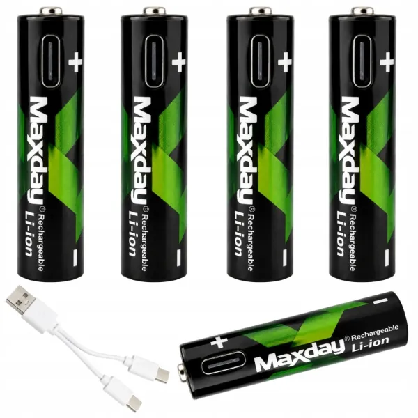 Акумулаторни батерии тип AAA, 1,5 V, 440 mAh, 4 броя