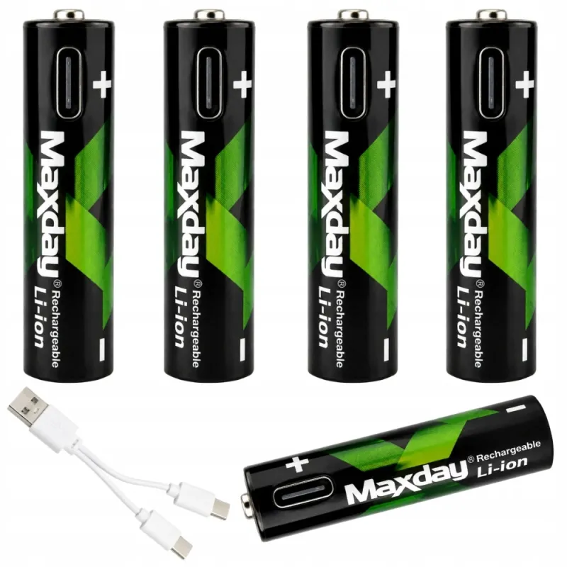 Акумулаторни батерии тип AAA, 1,5 V, 440 mAh, 4 броя