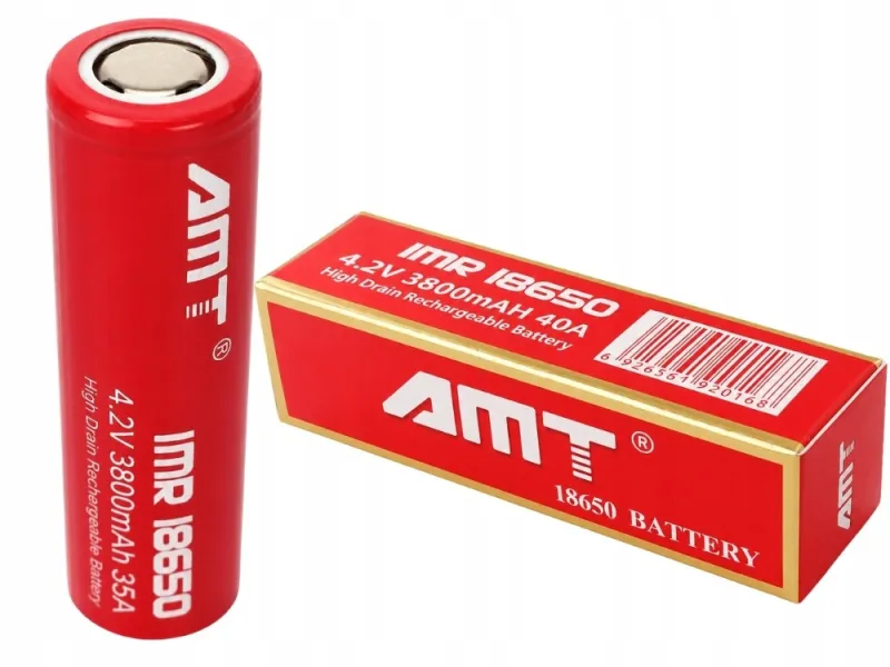 Литиево-йонна батерия 18650, 3800 mAh, 4,2 V — снимка 2