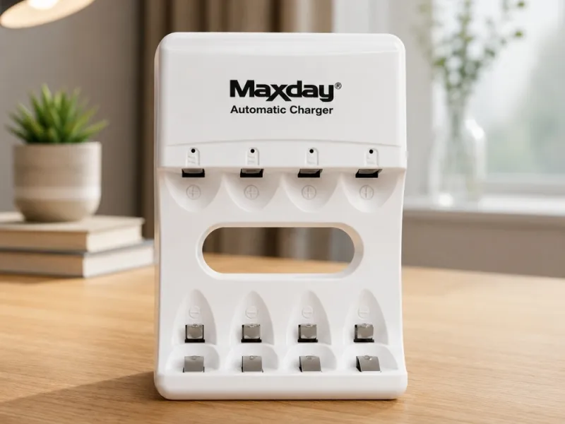 Зарядно за акумулаторни батерии AA и AAA с 4 гнезда и USB-C — снимка 3