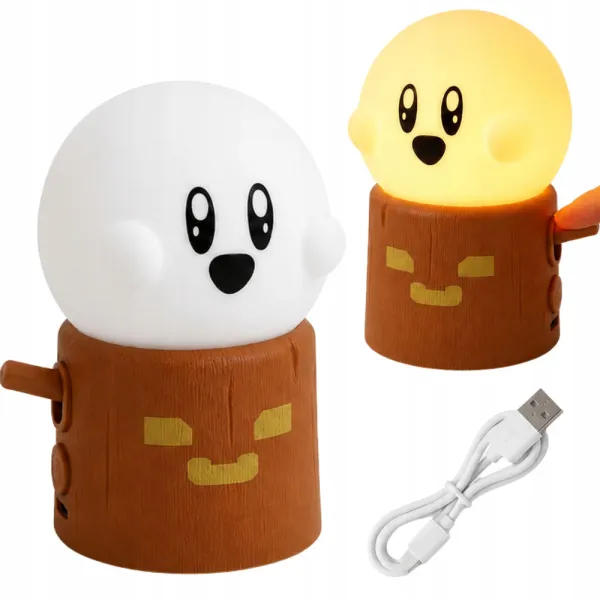 LED нощна лампа привидение в пънче, USB-C