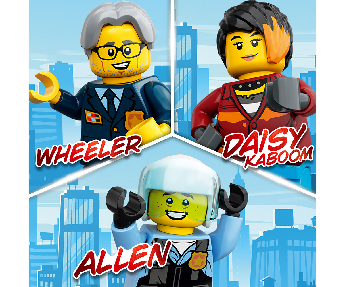 Конструктор LEGO City Police 60316 Полицейски участък