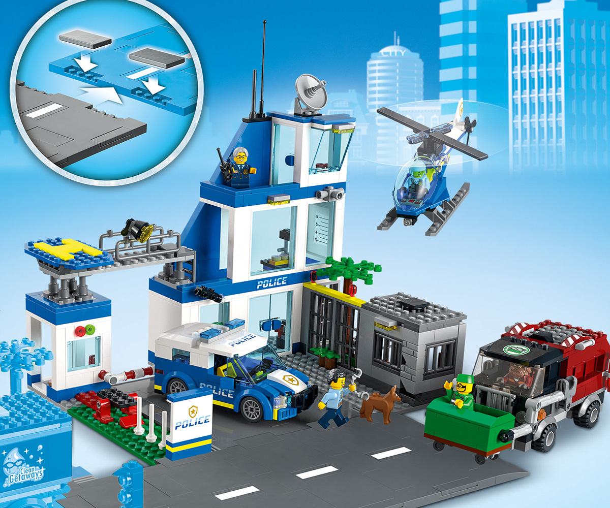 Конструктор LEGO City Police 60316 Полицейски участък
