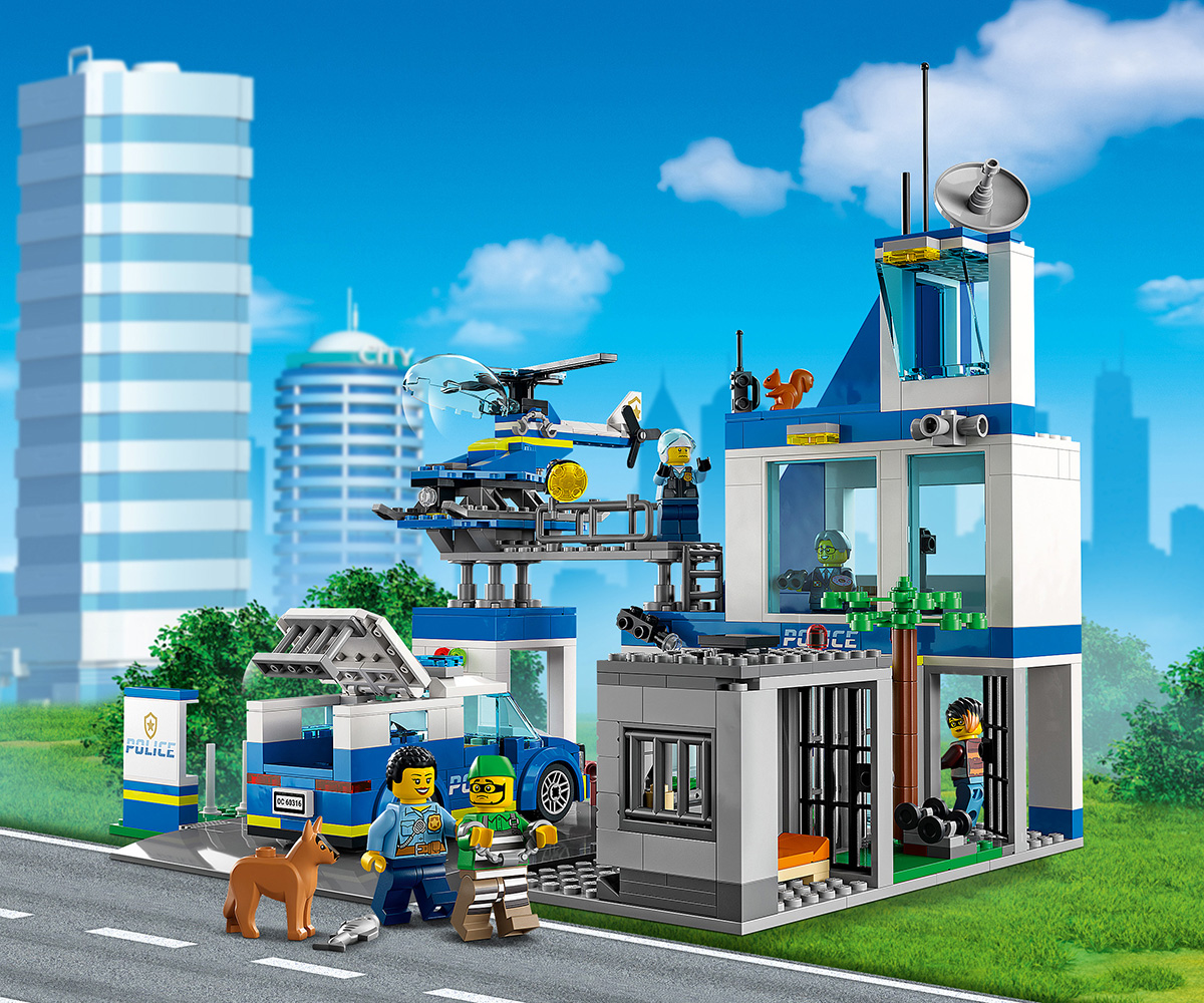 Конструктор LEGO City Police 60316 Полицейски участък