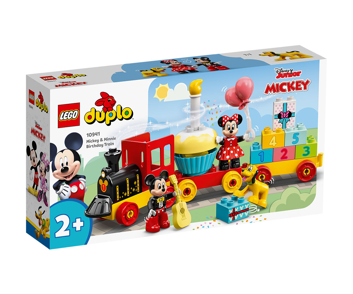 Конструктор LEGO DUPLO 10941 Влак на Mickey и Minnie за рожден ден