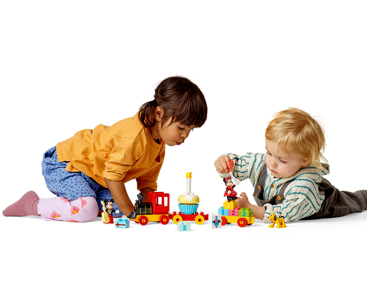 Конструктор LEGO DUPLO 10941 Влак на Mickey и Minnie за рожден ден