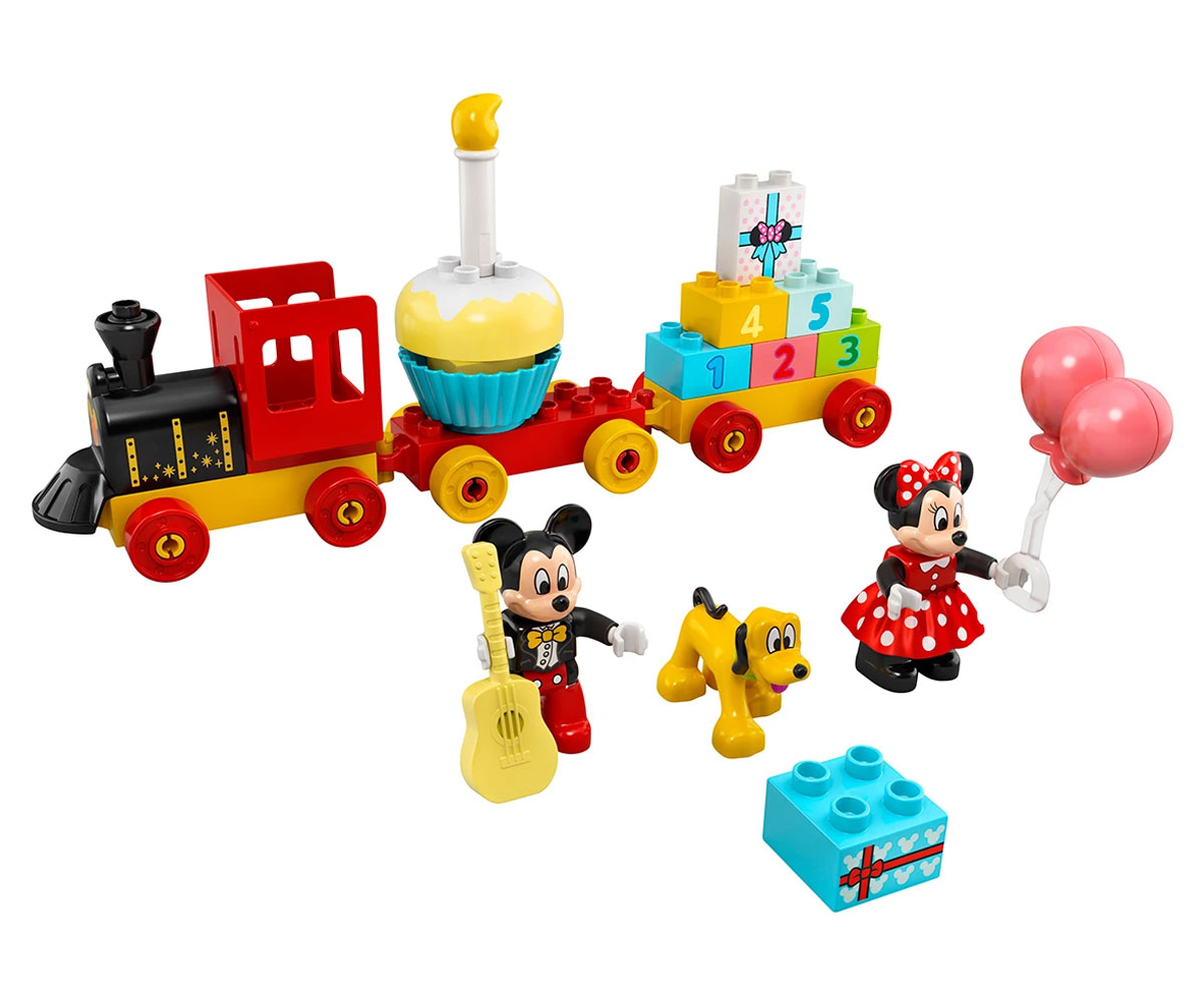 Конструктор LEGO DUPLO 10941 Влак на Mickey и Minnie за рожден ден