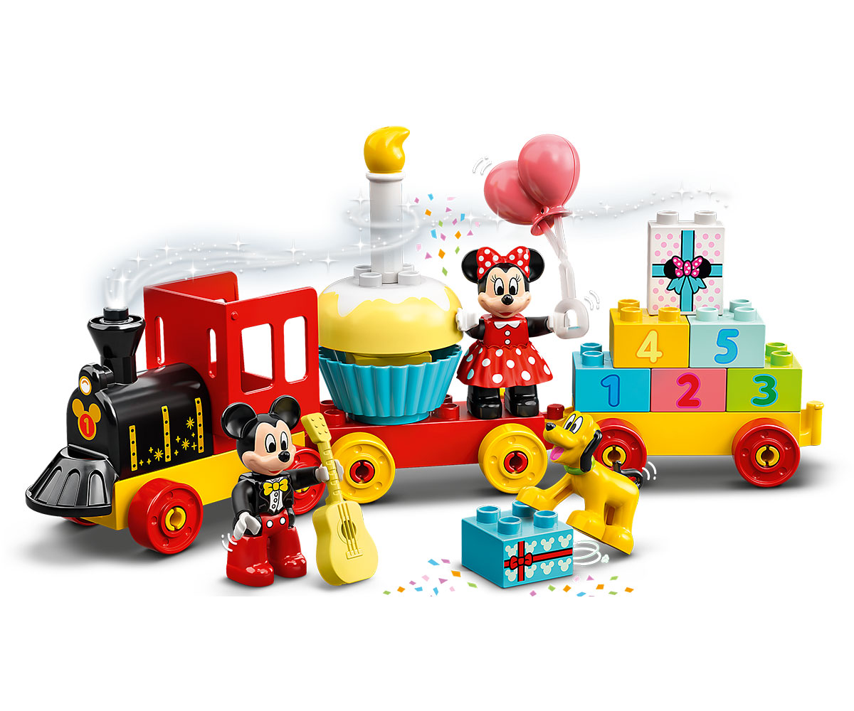 Конструктор LEGO DUPLO 10941 Влак на Mickey и Minnie за рожден ден