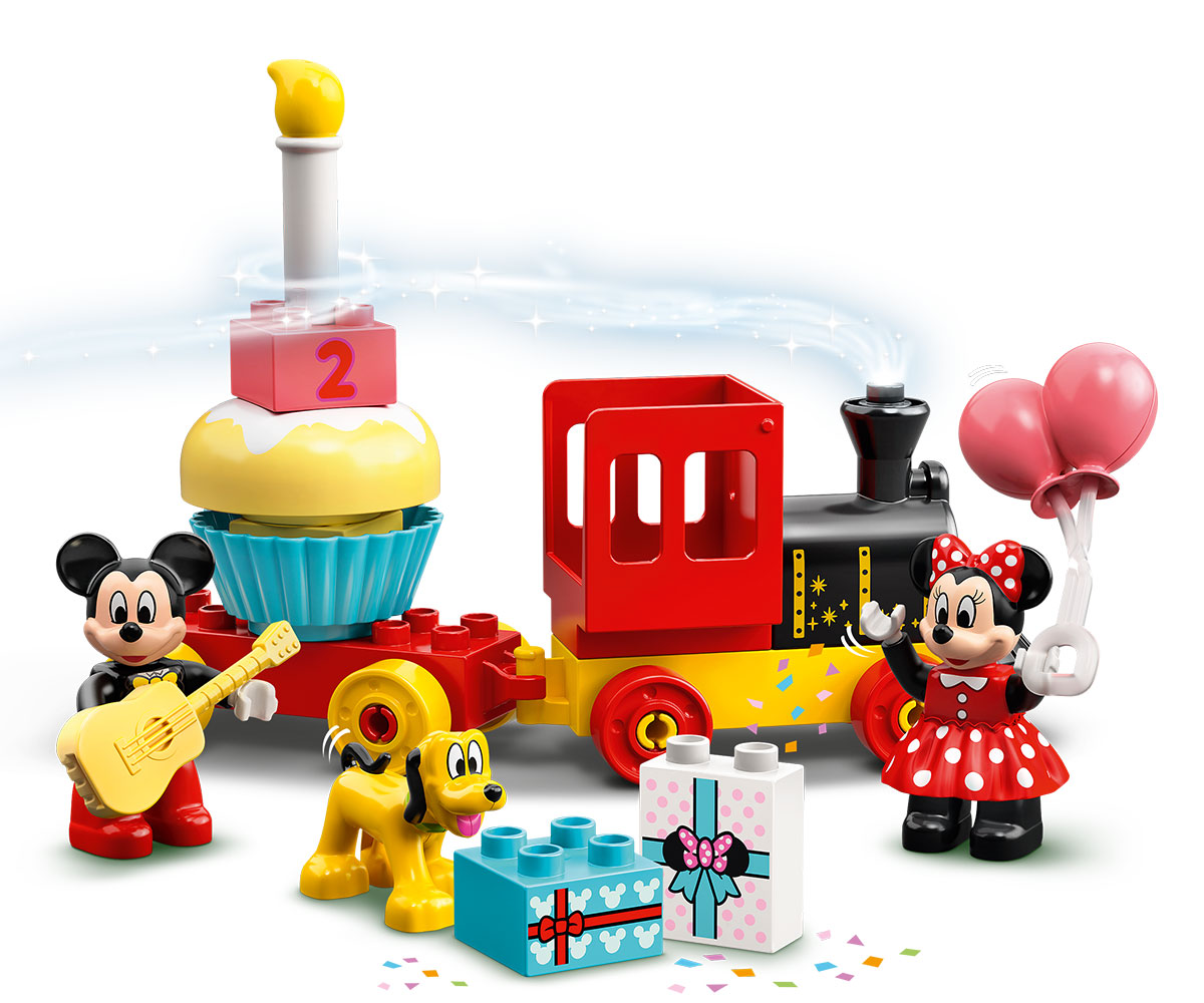 Конструктор LEGO DUPLO 10941 Влак на Mickey и Minnie за рожден ден