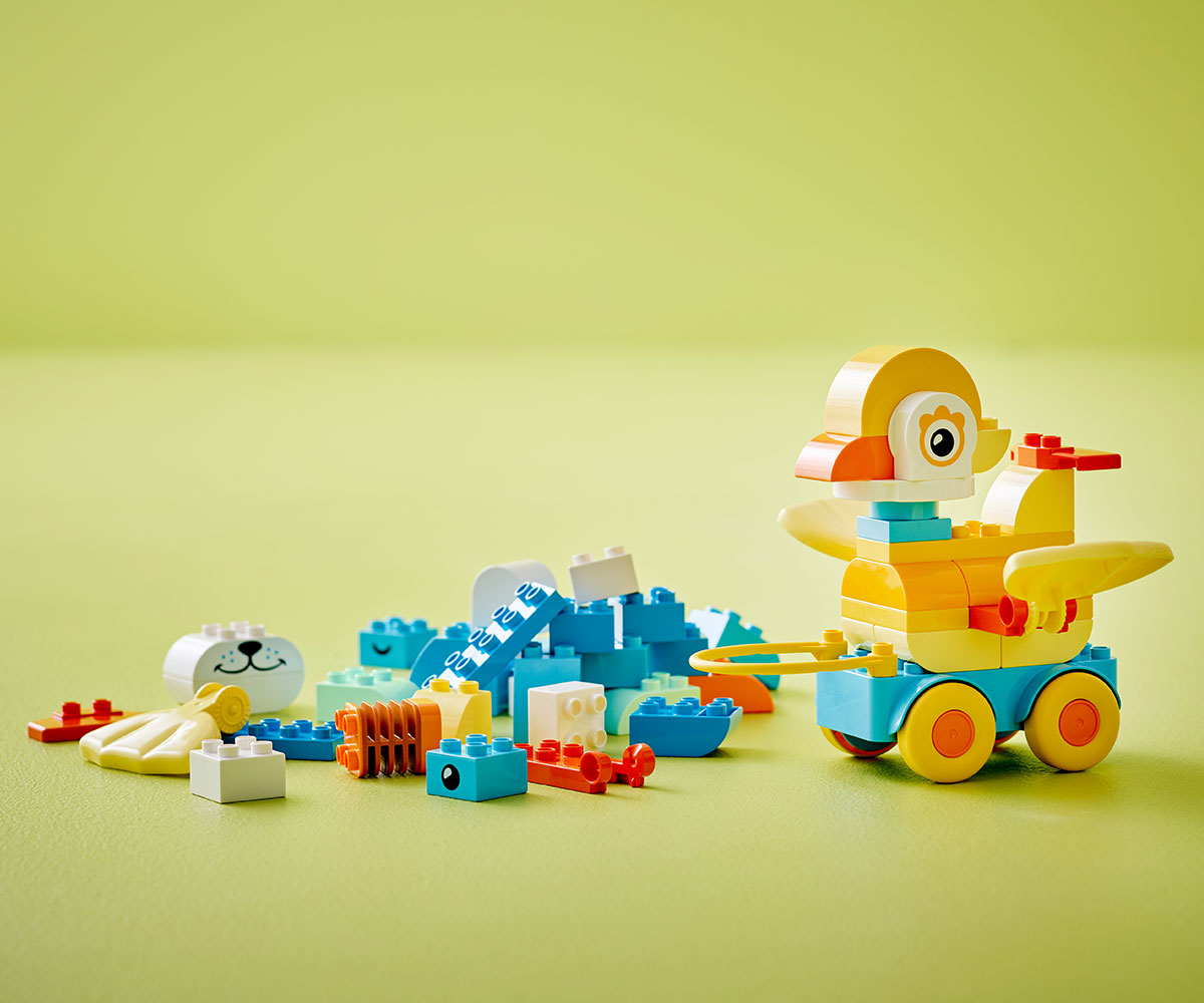 Конструктор LEGO DUPLO 10448 Животни на колела „3 в 1“, 58 части