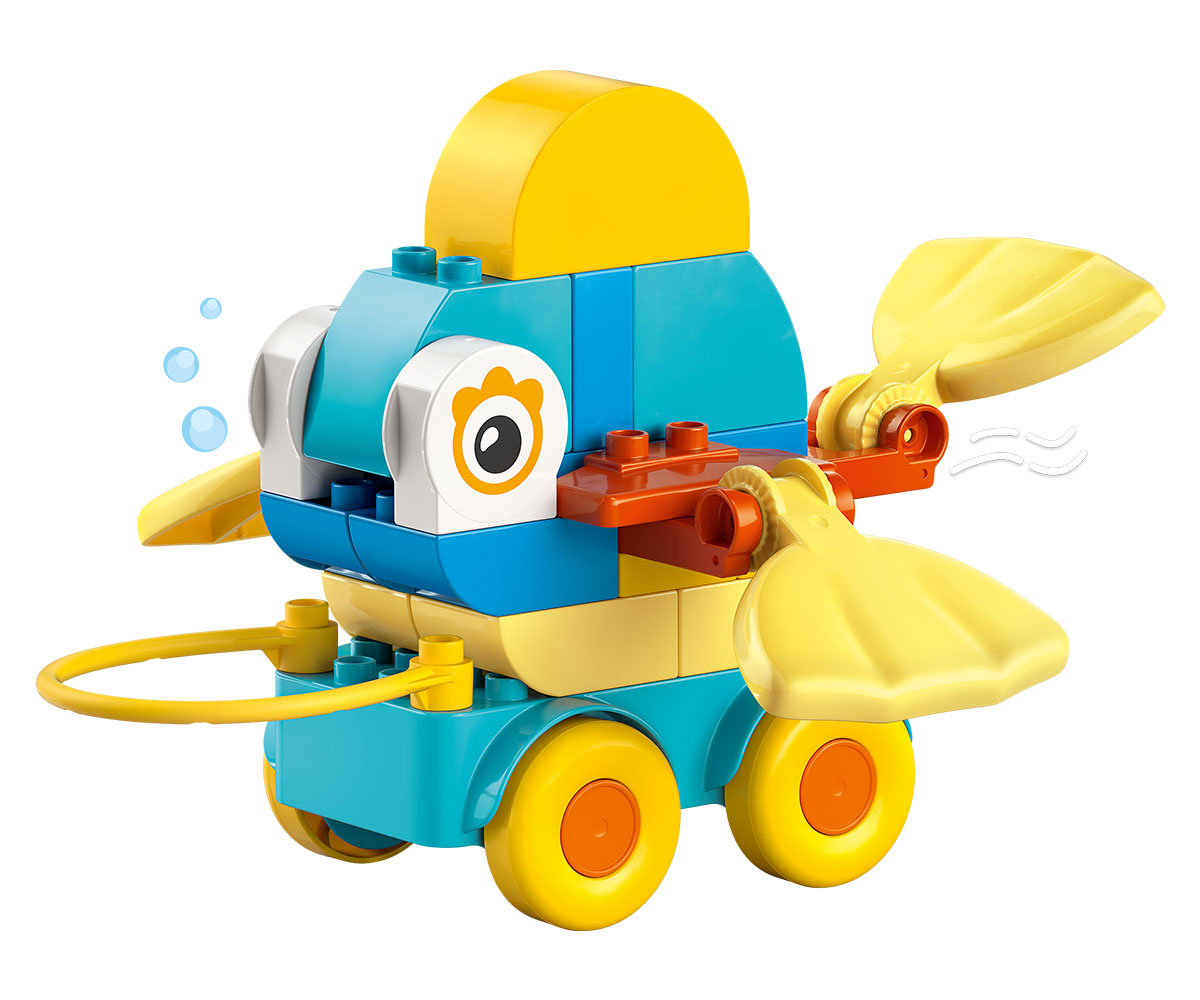Конструктор LEGO DUPLO 10448 Животни на колела „3 в 1“, 58 части