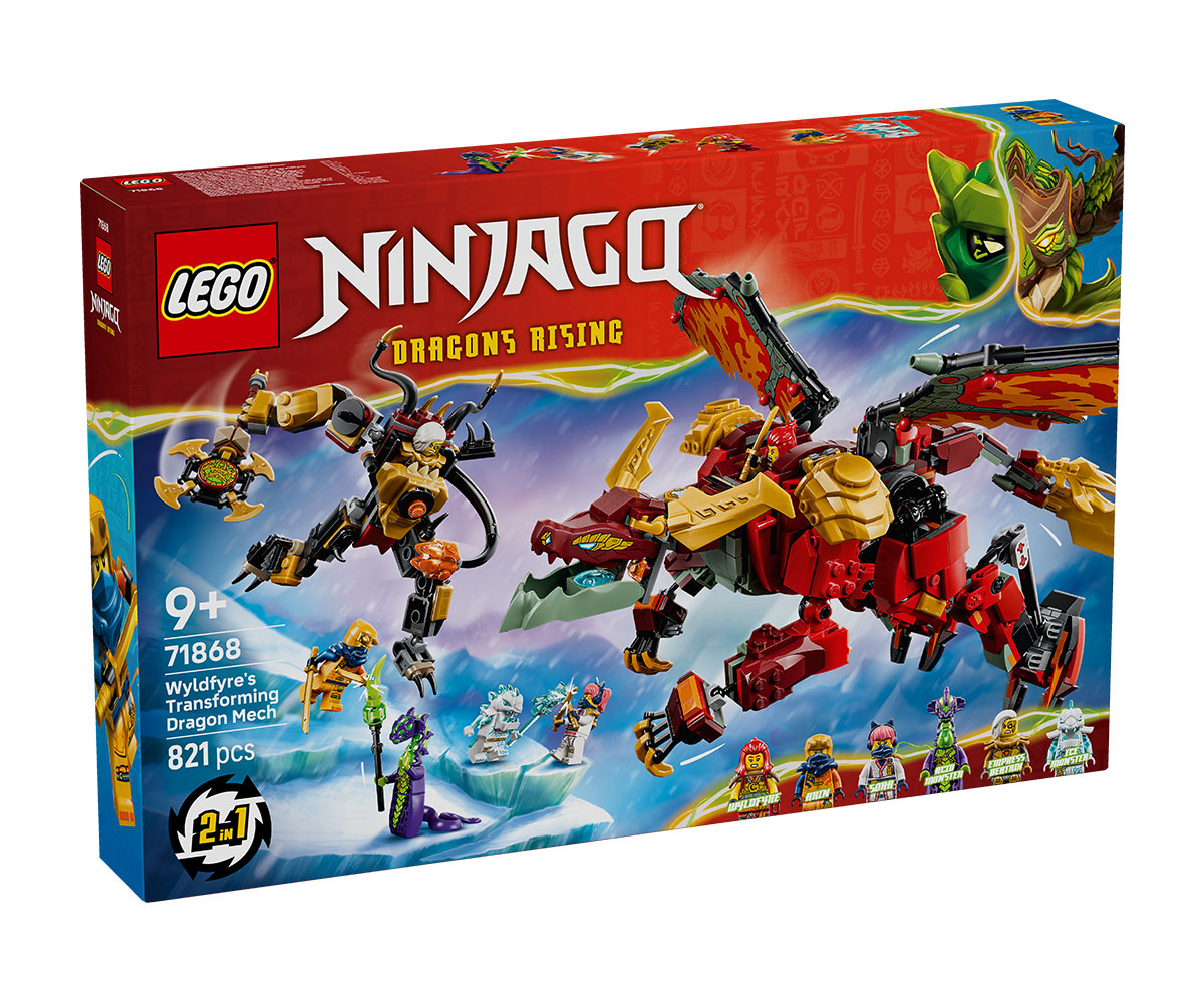 LEGO Ninjago 71854 Мисионен робот на Коул и дракон Зейн