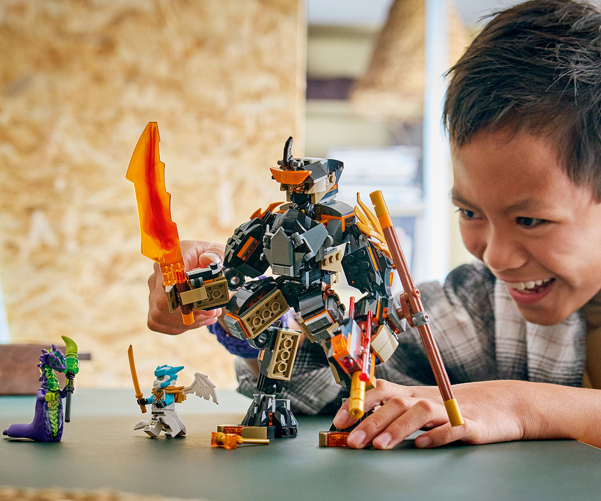 LEGO Ninjago 71854 Мисионен робот на Коул и дракон Зейн