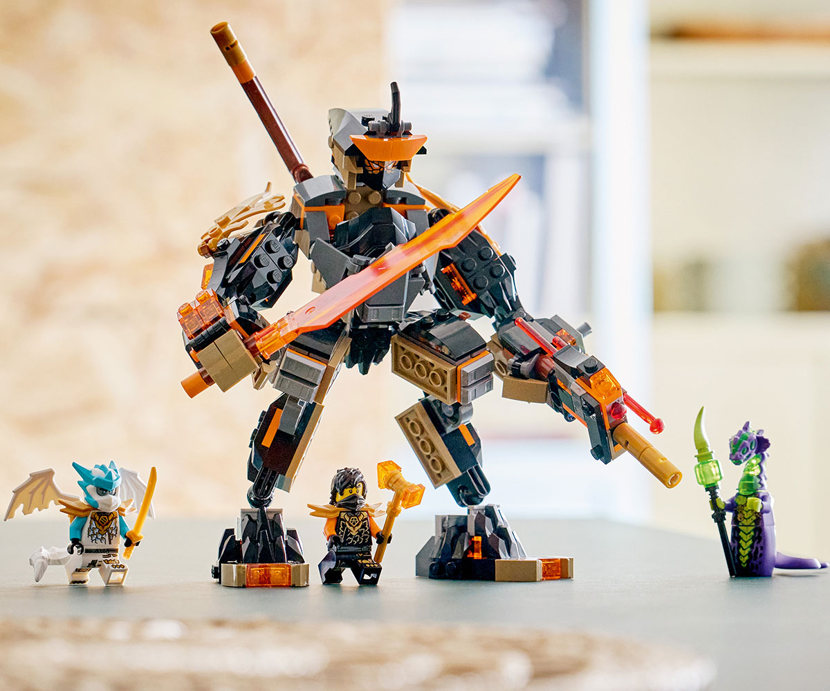 LEGO Ninjago 71854 Мисионен робот на Коул и дракон Зейн