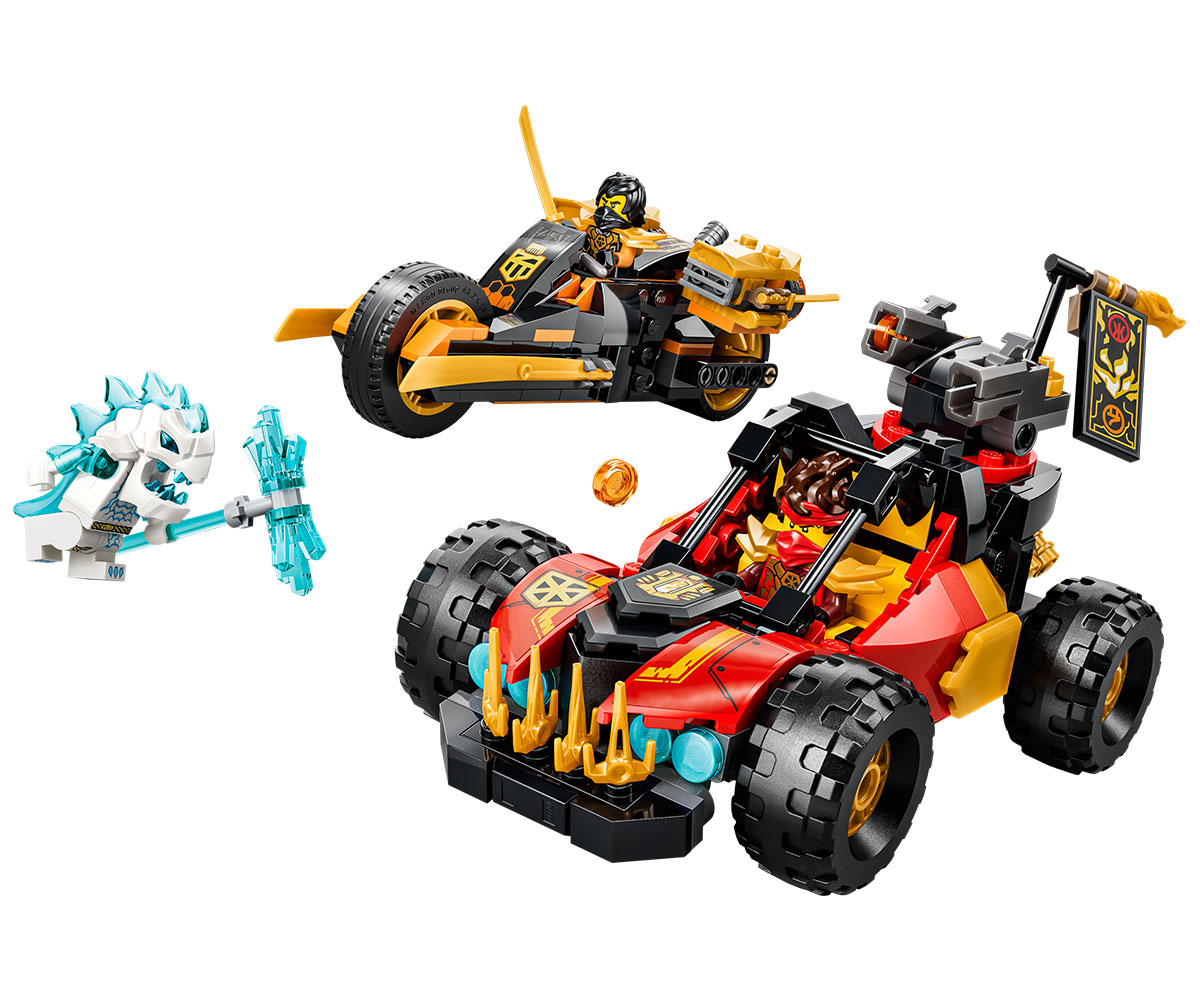 LEGO Ninjago 71864 Бъги и мотоциклет на Кай и Коул
