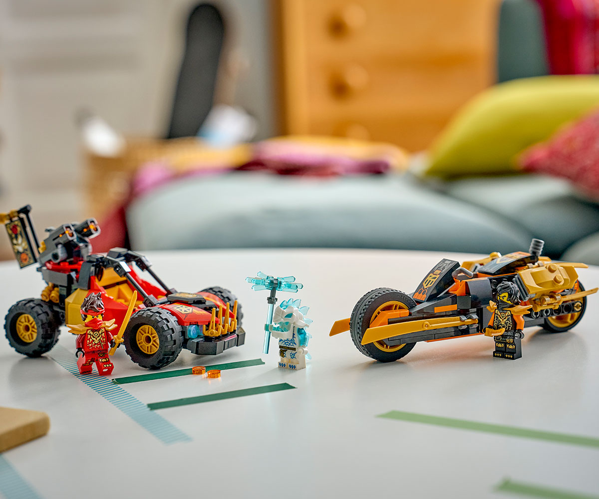 LEGO Ninjago 71864 Бъги и мотоциклет на Кай и Коул
