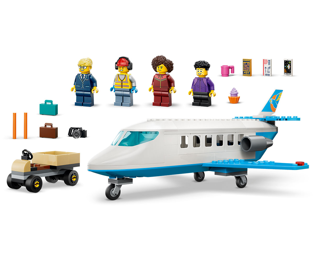 LEGO City 60492 Пътнически самолет, 118 части