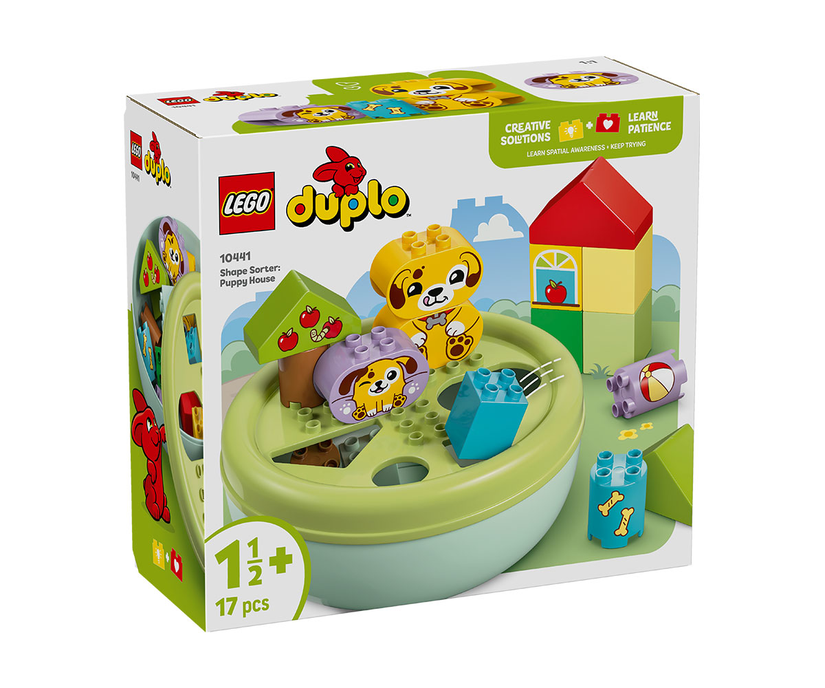 LEGO DUPLO 10441 Сортер с формички: Къща за кученца