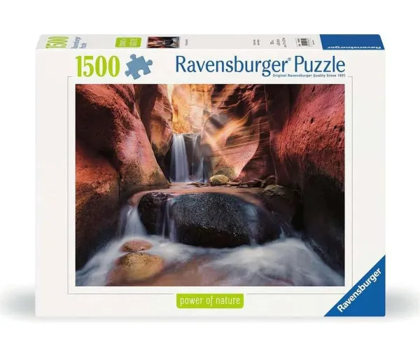 Пъзел Ravensburger 1500 части – Водопадът в Червения каньон