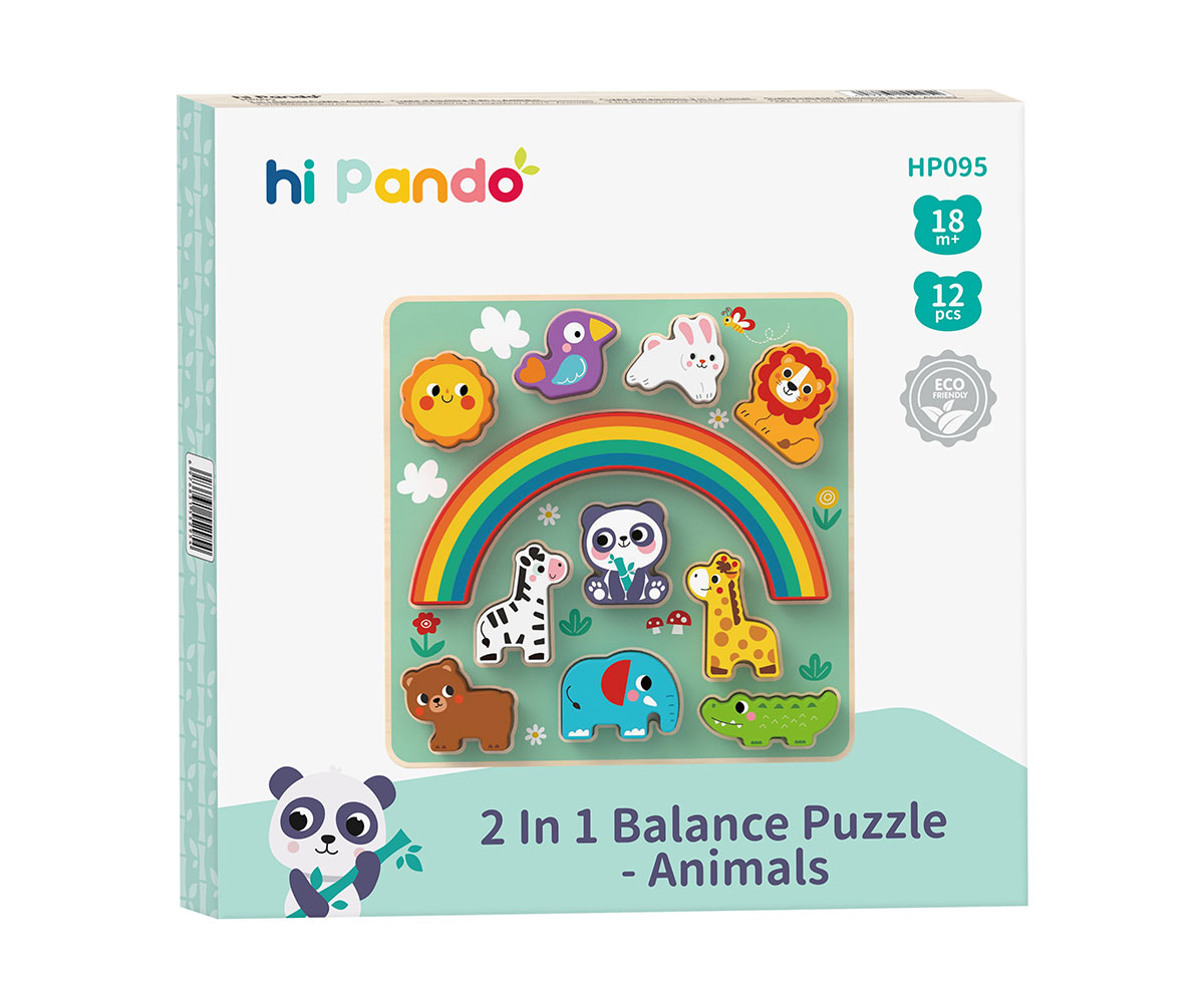Дървен пъзел hi Pando – динозавърче