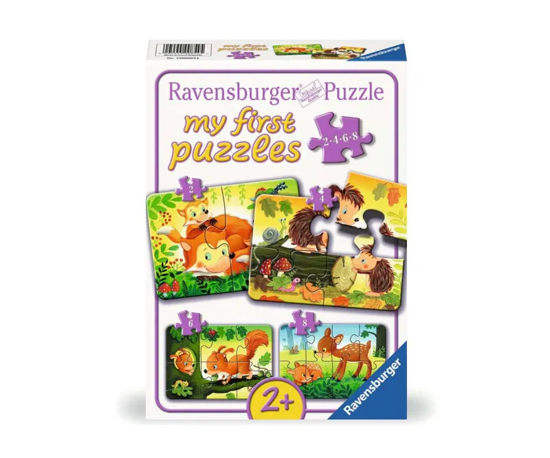 Първи пъзел Ravensburger 2/3/4/5 части – На сафари