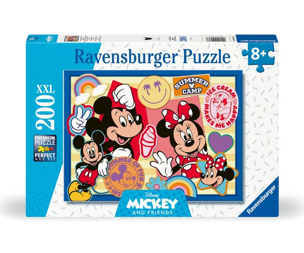 Пъзел Ravensburger 200 XXL части – Пътуването на Мики и Мини