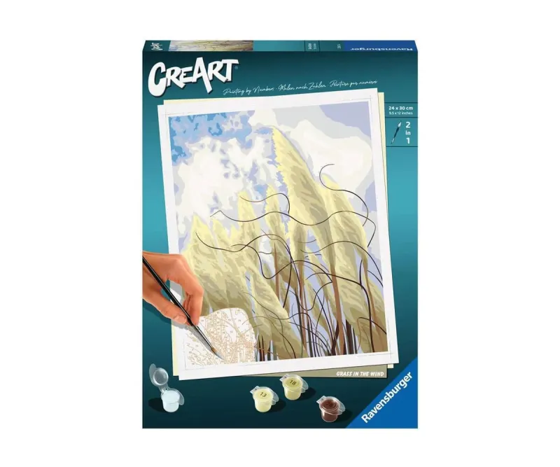 Рисуване по номера Ravensburger CreArt 23611 – Треви във вятъра
