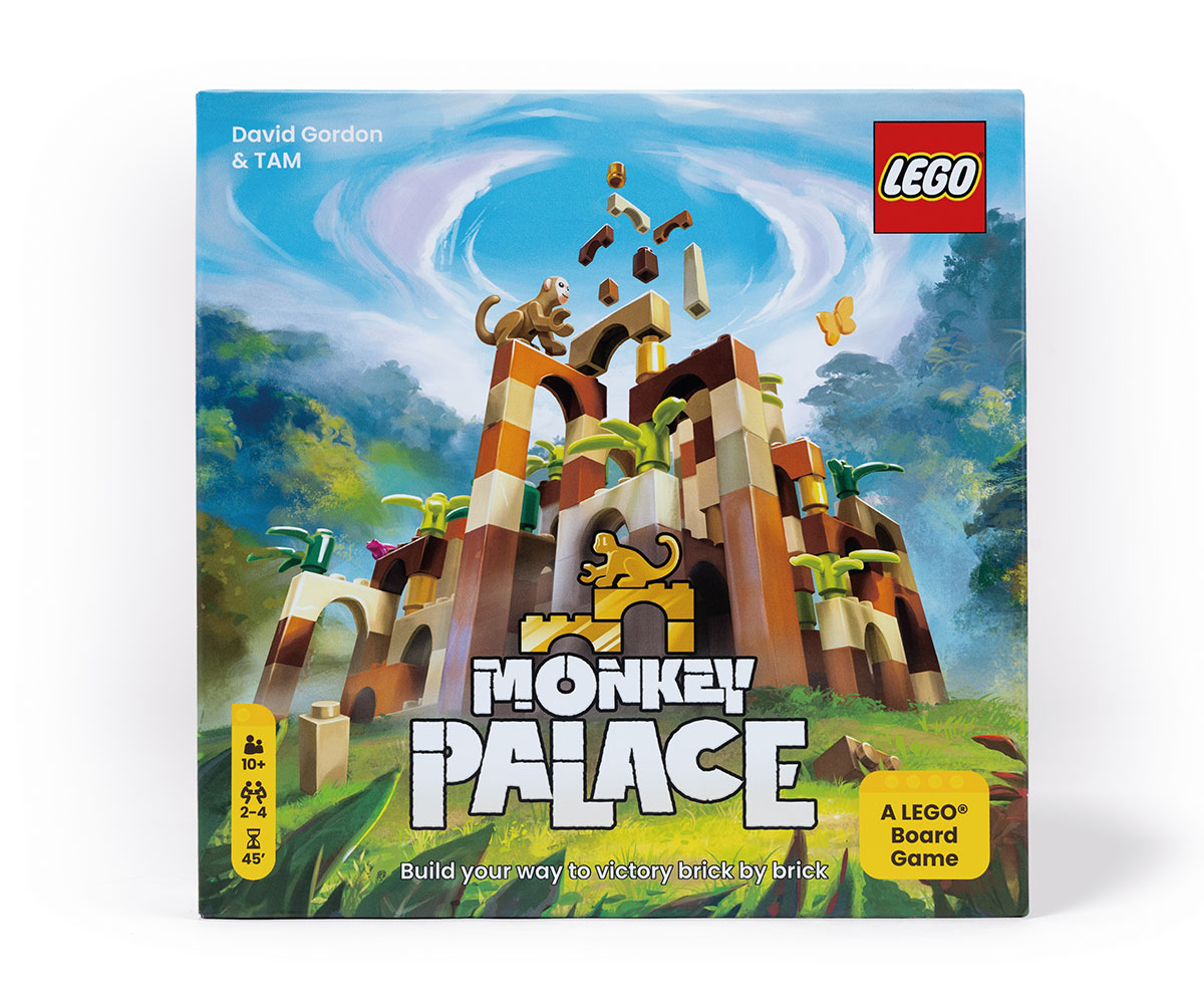 Настолна игра Monkey Palace Asmodee с 231 тухлички