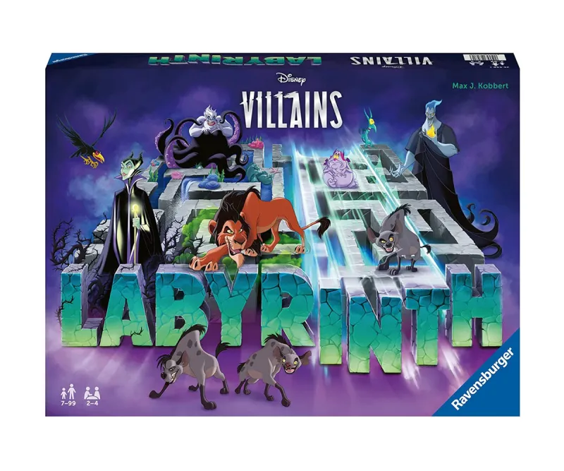 Настолна игра Ravensburger Лабиринт – Дисни Злодеи