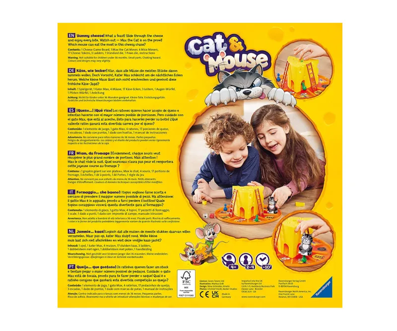 Настолна игра Ravensburger Котка и мишка