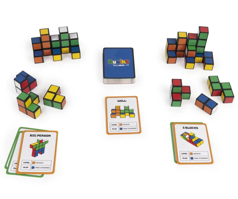 Логическа игра Rubik's Cube It с 16 елемента и 54 карти