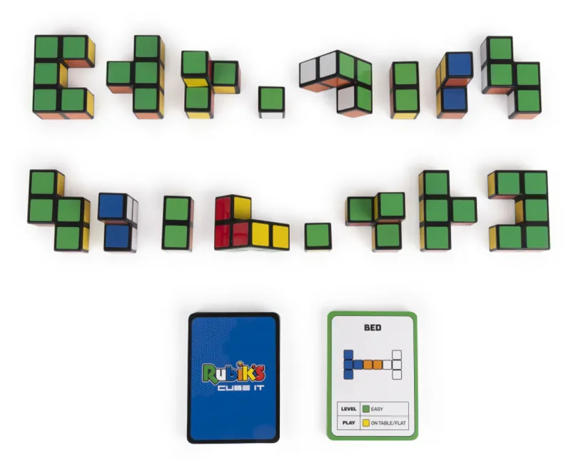 Логическа игра Rubik's Cube It с 16 елемента и 54 карти