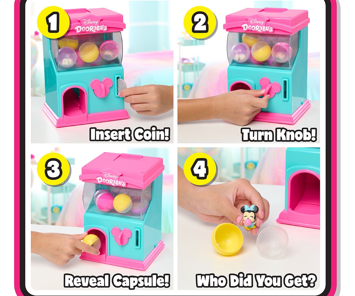 Автомат за скуишита Just Play Disney Doorables, 6 фигурки