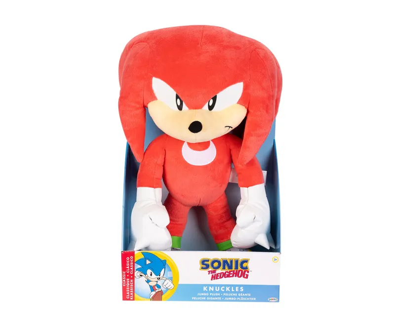 Плюшена играчка Соник Jakks Pacific, 53 см