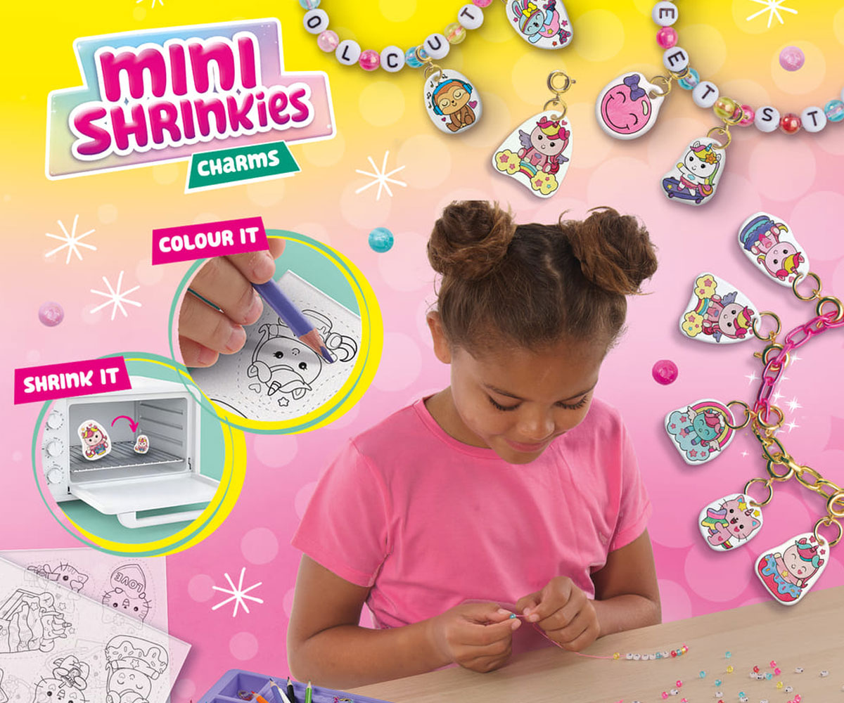 Студио SES Mini Shrinkies за гривни с талисманчета