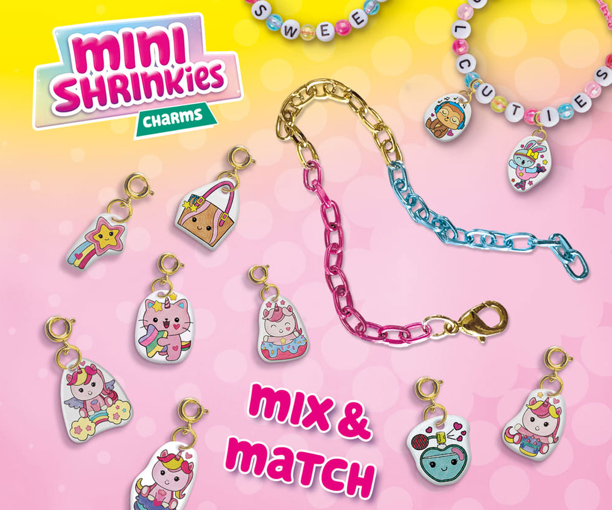 Студио SES Mini Shrinkies за гривни с талисманчета