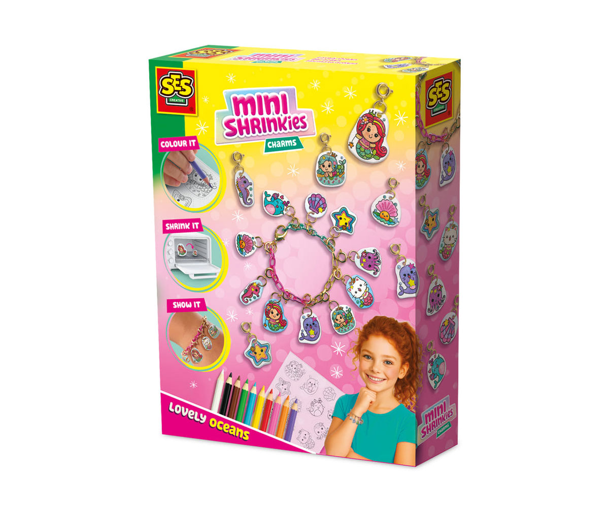 Студио SES Mini Shrinkies за гривни с талисманчета