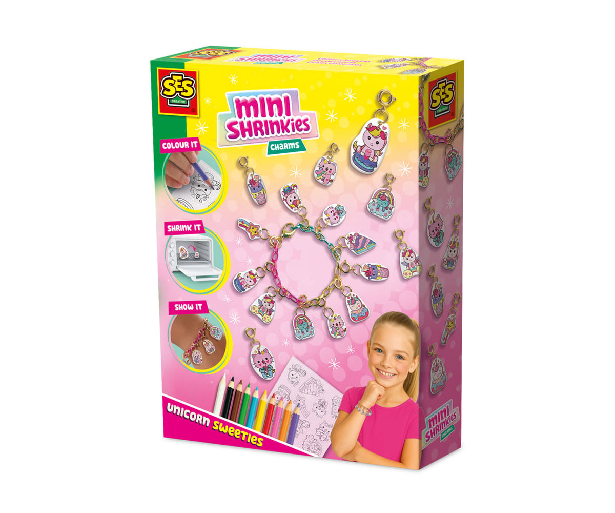 Студио SES Mini Shrinkies за гривни с талисманчета