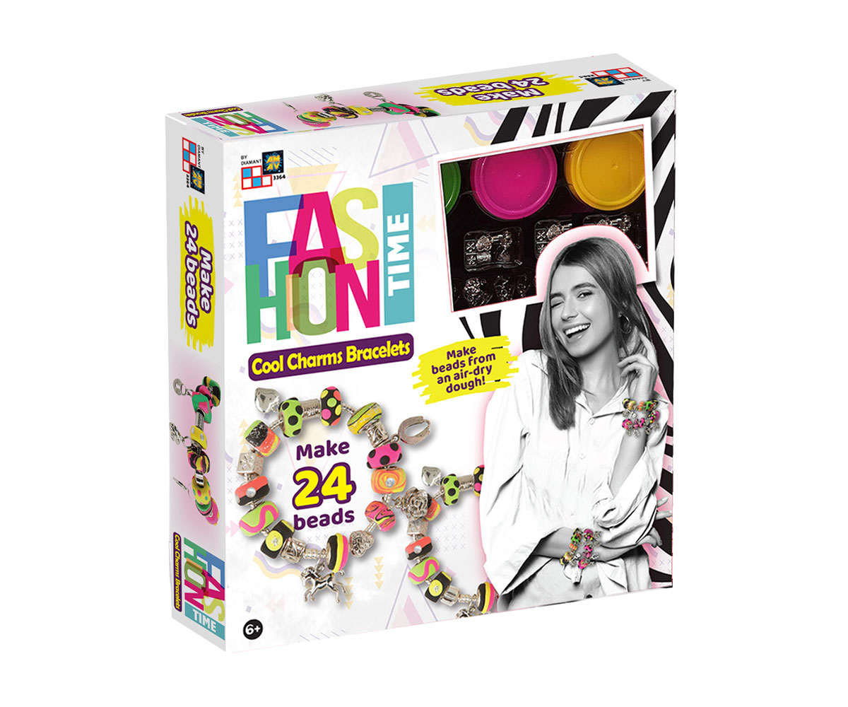 Комплект Diamant Toys за гривни с мъниста от съхнещо тесто