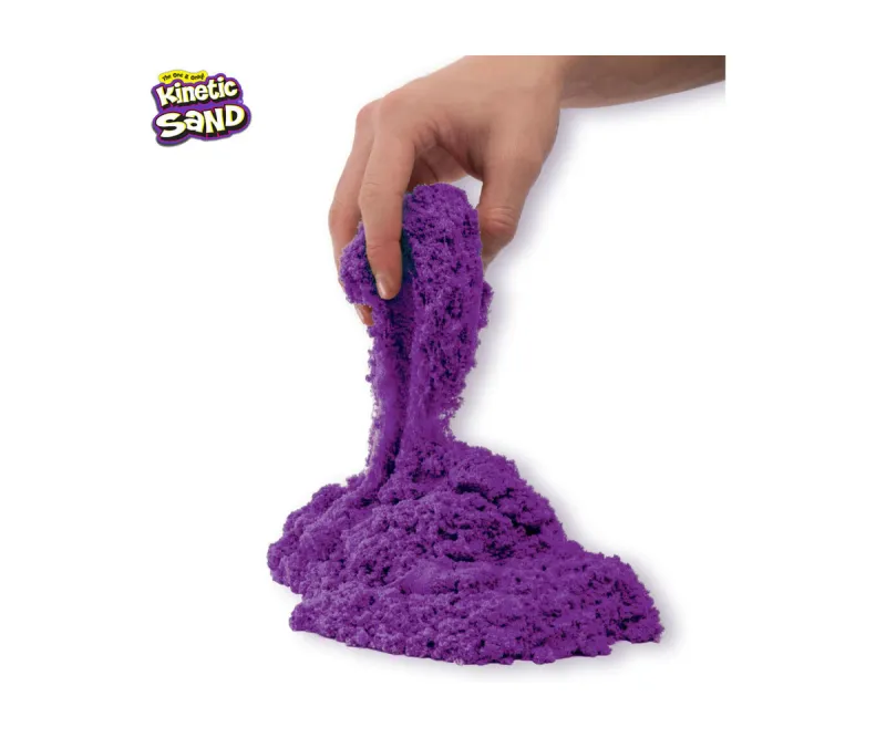 Кинетичен пясък Kinetic Sand – лилав, пликче 0,907 кг