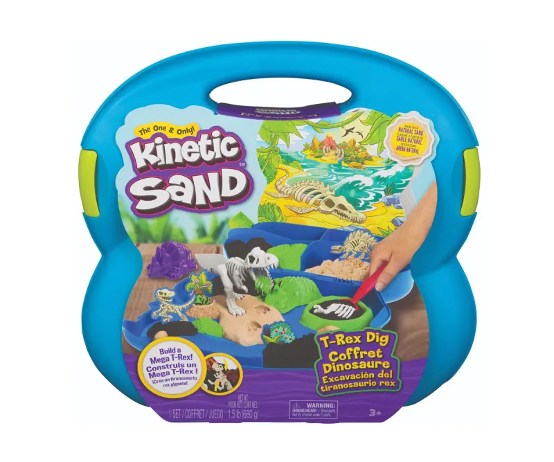 Кинетичен пясък Kinetic Sand – лилав, пликче 0,907 кг