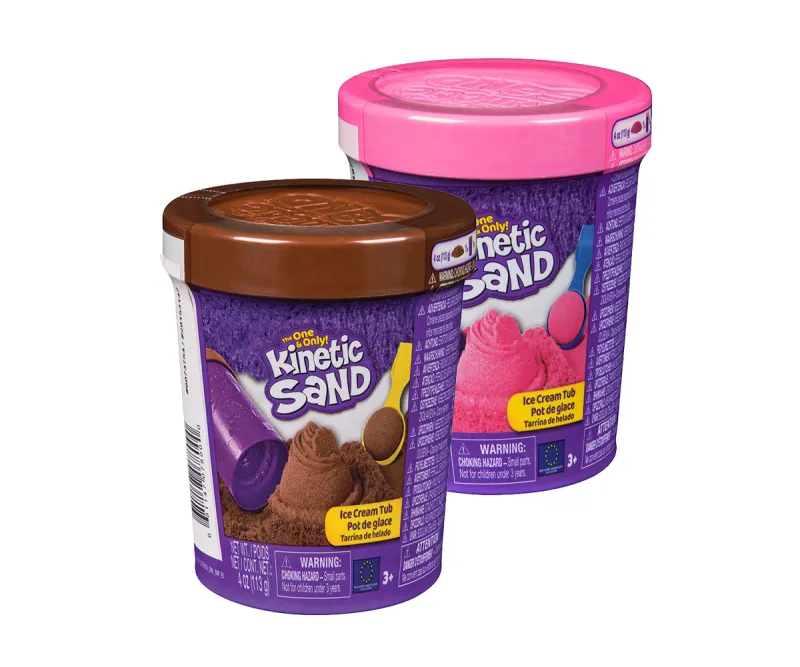 Кинетичен пясък Kinetic Sand – лилав, пликче 0,907 кг