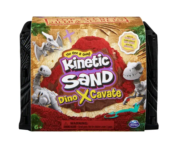 Kinetic Sand Dino XCavate – Изкопаеми скелети на динозаври