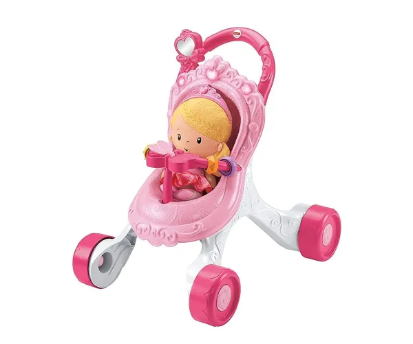 Музикална проходилка-количка за кукли Fisher-Price