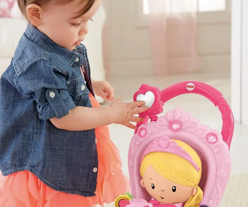 Музикална проходилка-количка за кукли Fisher-Price