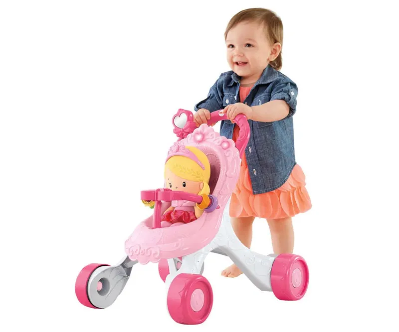 Музикална проходилка-количка за кукли Fisher-Price