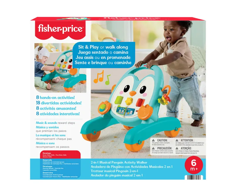 Музикална проходилка-количка за кукли Fisher-Price