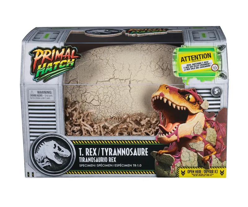 Интерактивен динозавър Primal Hatch T-Rex в яйце